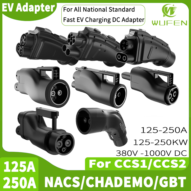 WUFEN For All Car Charge EV Ad - огляд і ціна Gb/T To Ccs2 200A Fast Charging Adapter