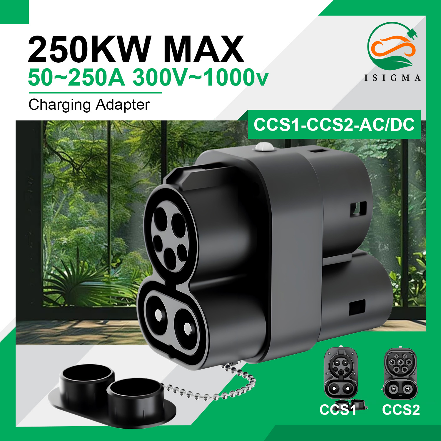CCS1 to CCS2 Charger Adapter 2 - огляд і ціна Ccs2 To Ccs1 Fast Charge Adapter 250Kw
