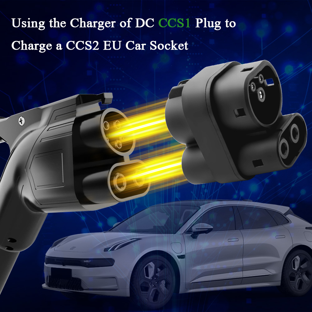 Kolanky 250A CCS1 To CCS2 EV C - огляд і ціна Ccs2 To Ccs1 Fast Charge Adapter 250Kw