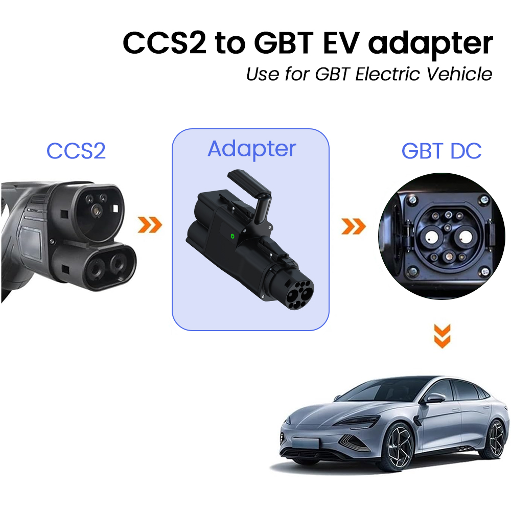CCS2 to GB/T EV Converter Adap - огляд і ціна Gb/T To Ccs2 200A Fast Charging Adapter